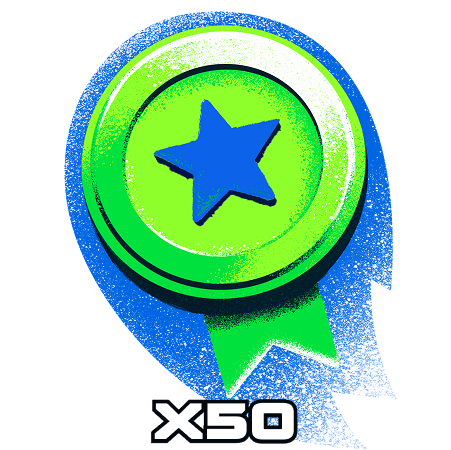 Win with x50 multiplier